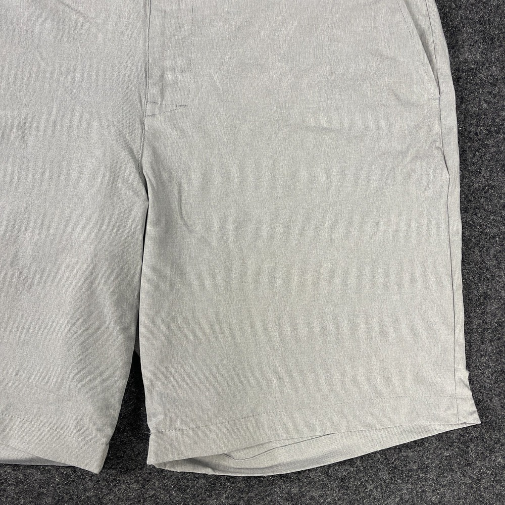 Banana Republic Shorts Mens 40 Gray Stretch Elastic Waist Flat Front Casual - Picture 5 of 12